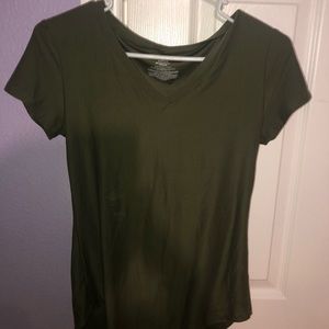 Basic Olive Green Top